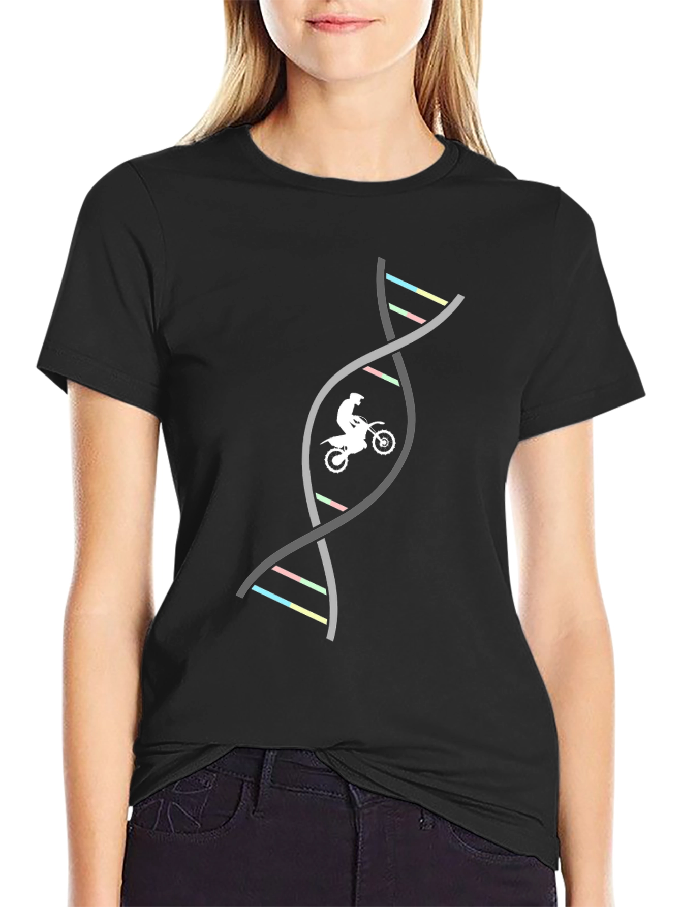 Motocross DNA Graphic T-Shirt - Black - 2