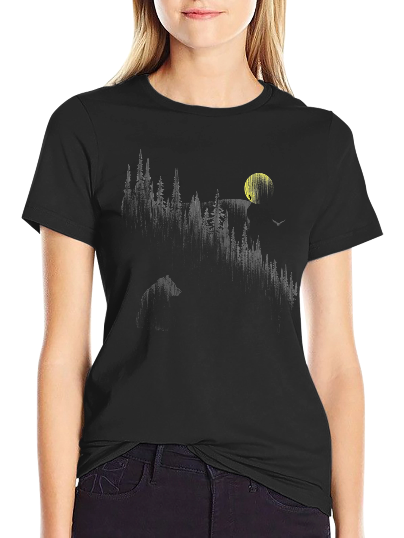 Black Mountain Moon Graphic Tee view 2