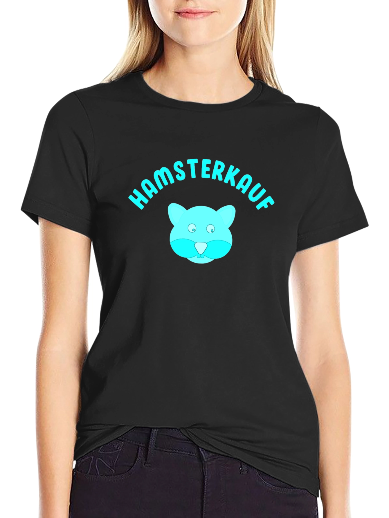 Black Hamsterkauf Graphic Tee - Soft Cotton view 2