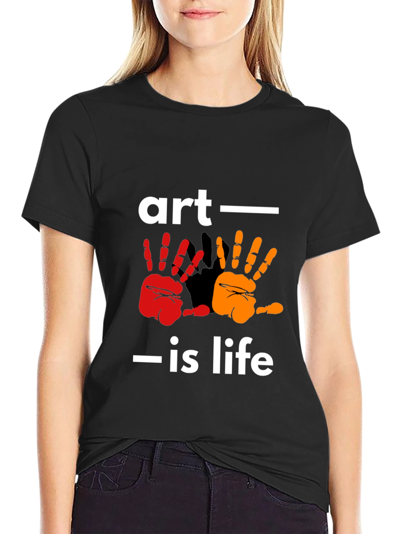 Black Art is Life Graphic Tee view 2