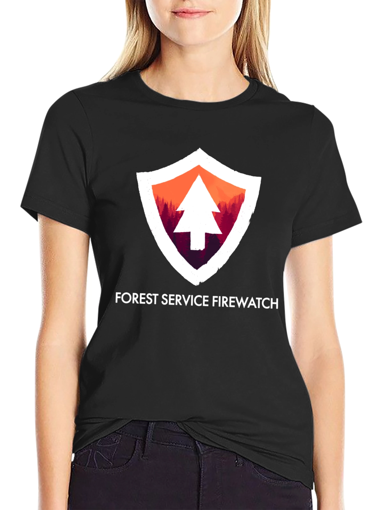 Black Forest Service Firewatch T-Shirt view 2