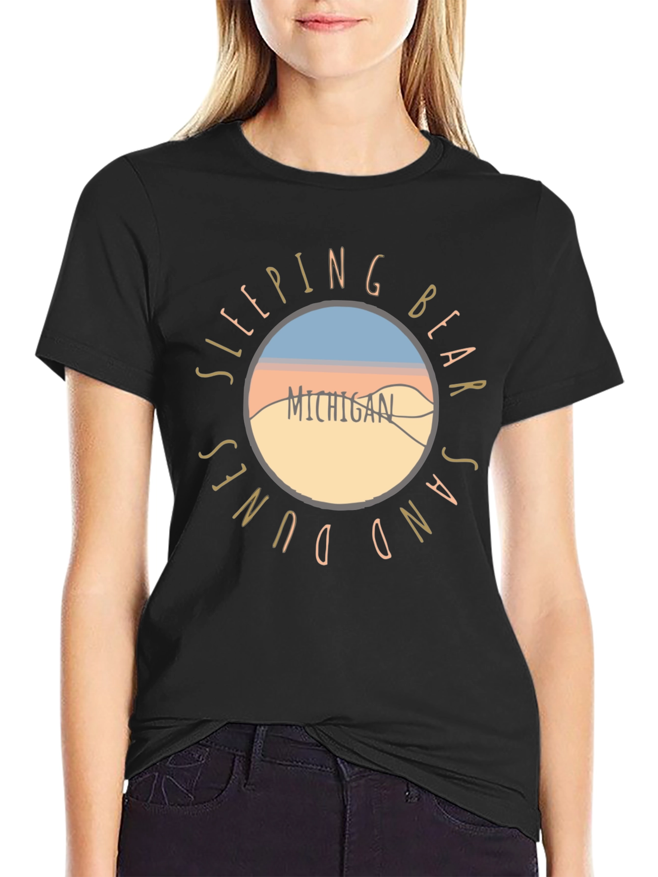 Sleeping Bear Dunes Michigan Graphic T-Shirt - 2