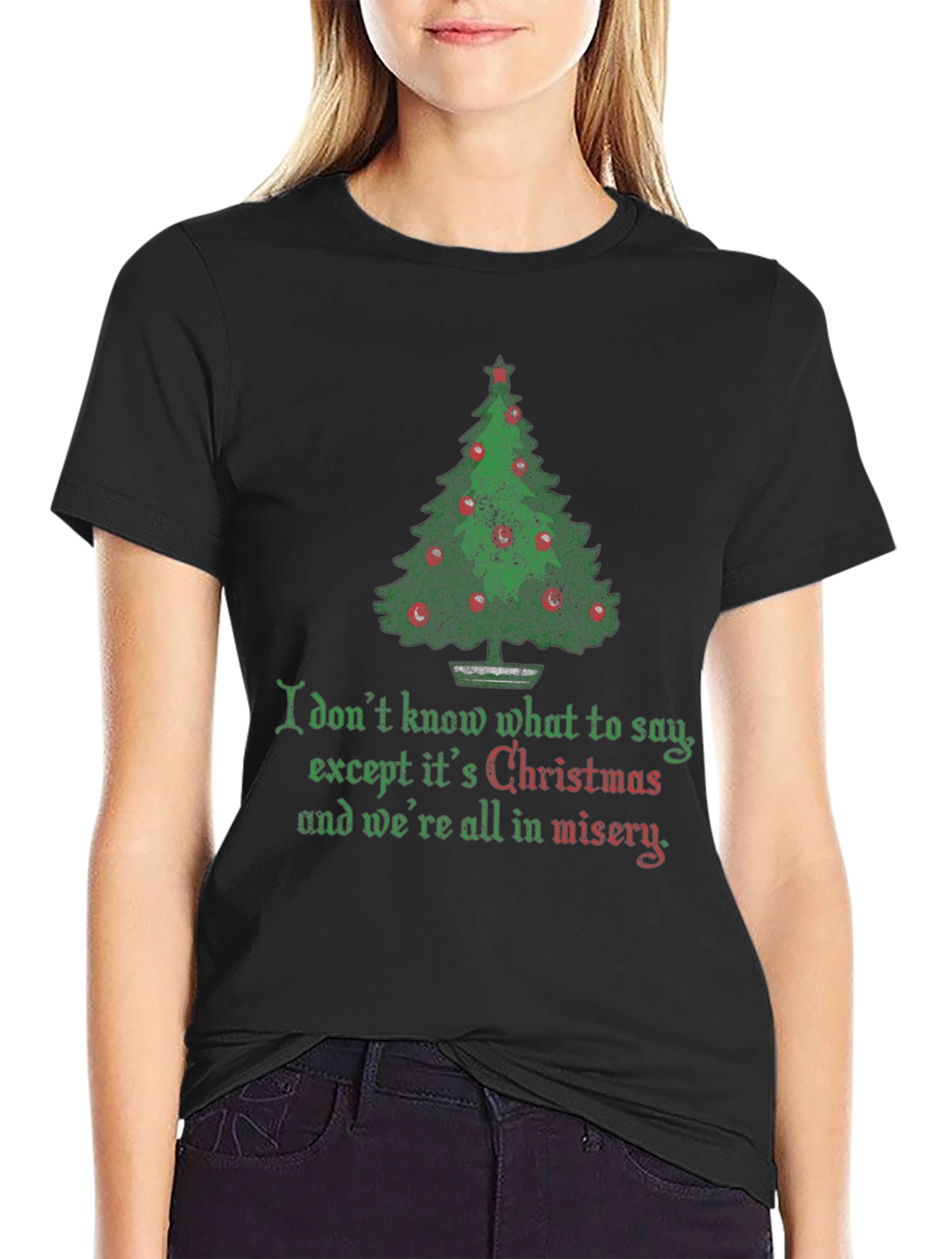 Christmas Misery T-Shirt - Funny Holiday Tee - 2