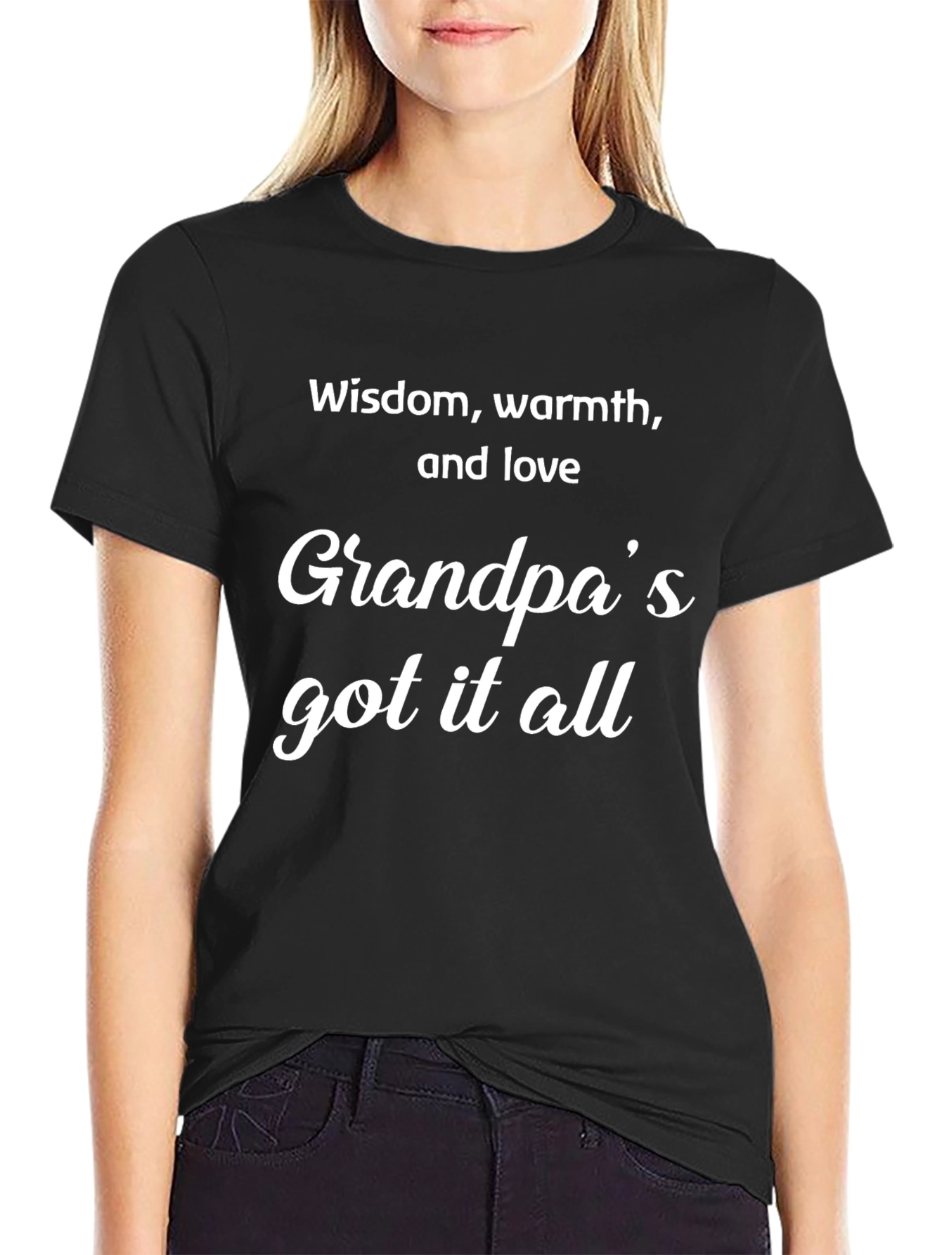 Black Grandpa's Got It All T-Shirt view 2