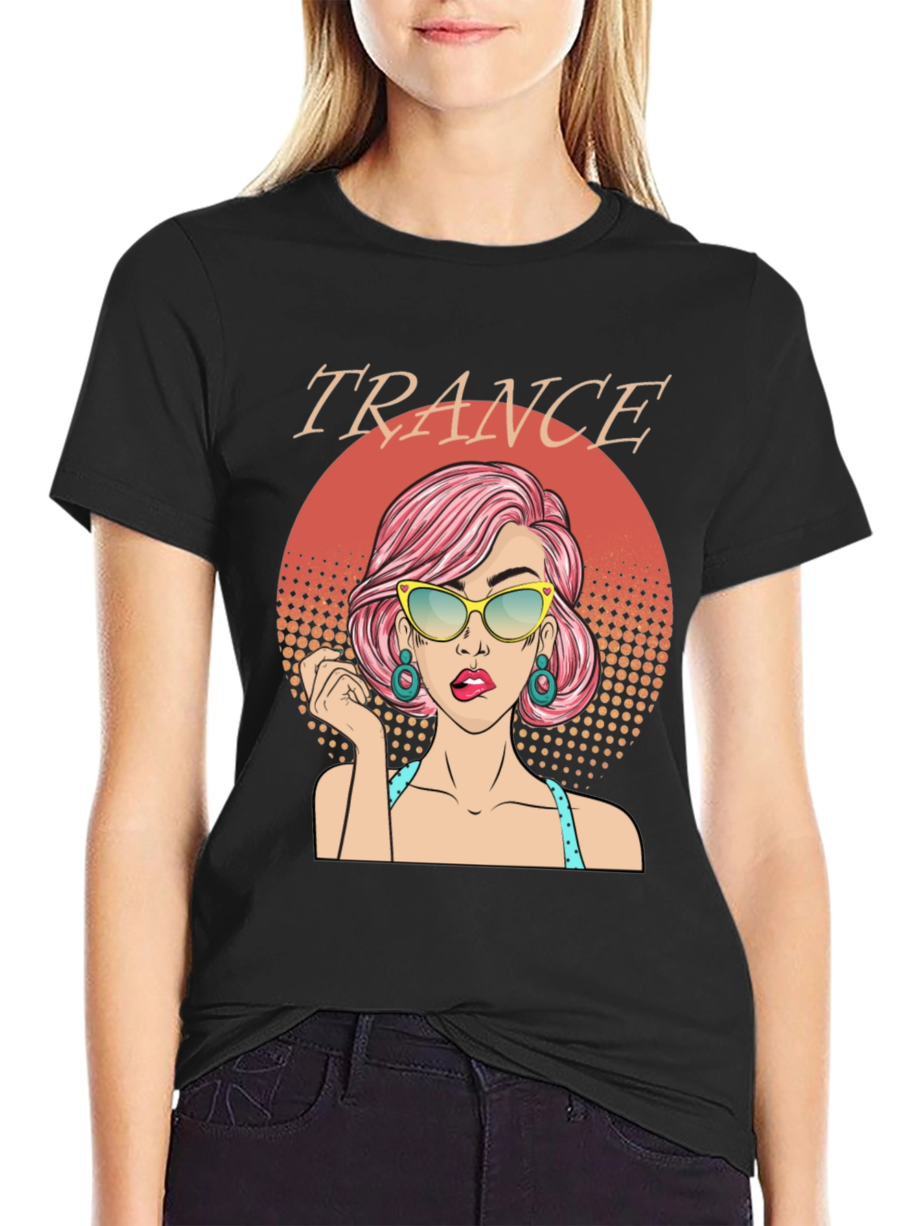 Trance Music T-Shirt - Retro Pop Art Graphic Tee - 2