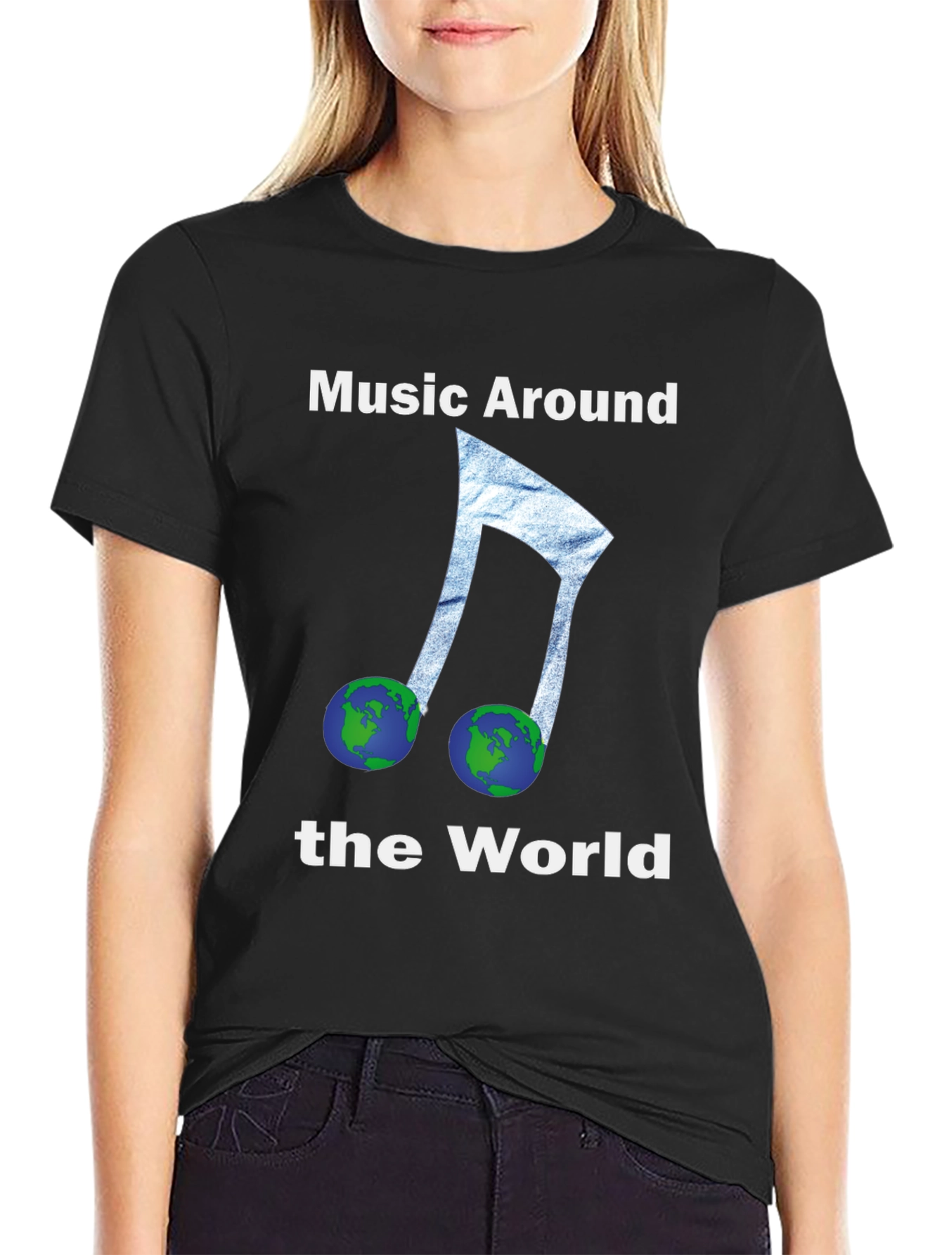 Black Music Around the World Graphic Tee view 2