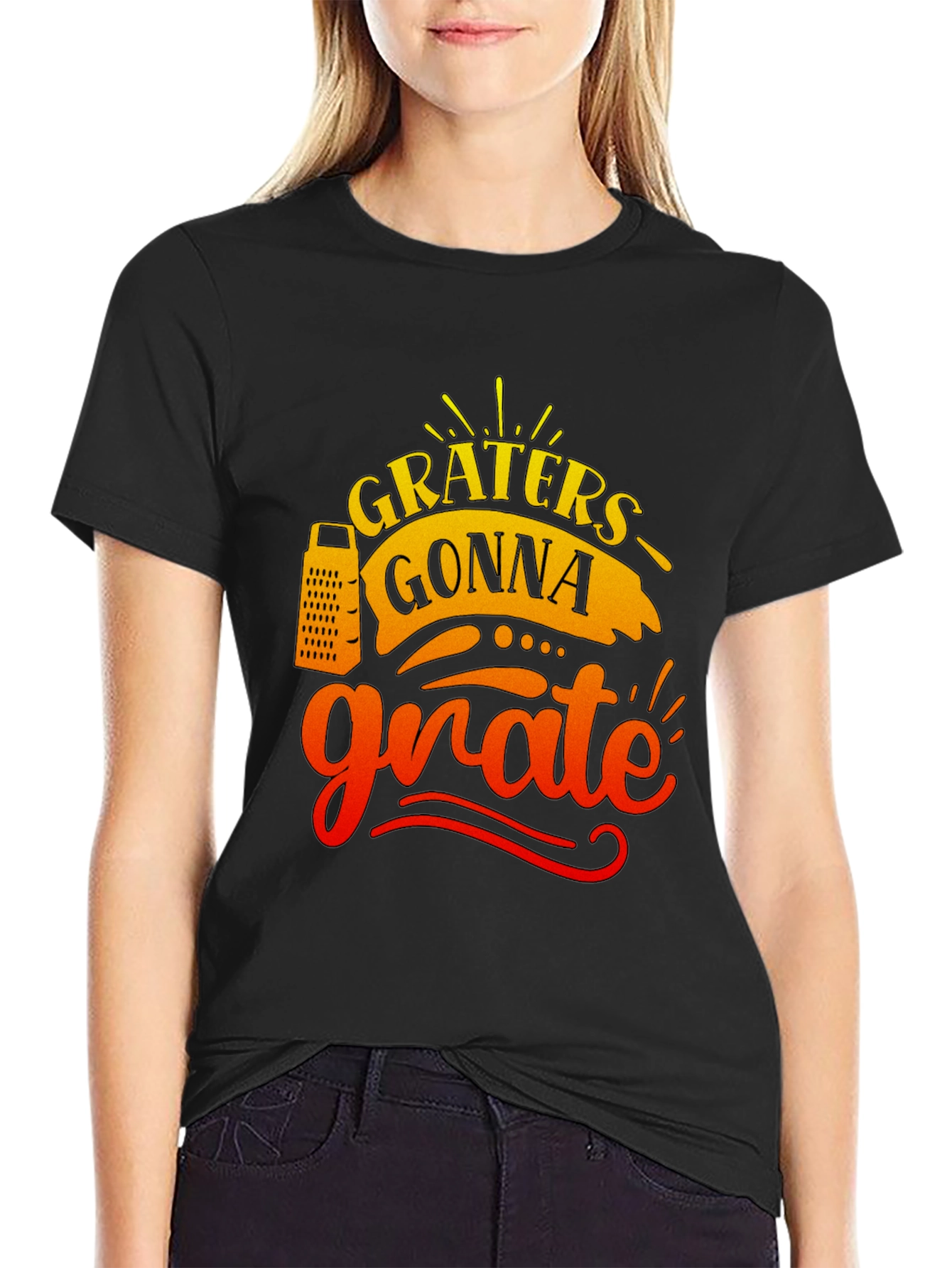 Black Graters Gonna Grate T-Shirt - Black view 2