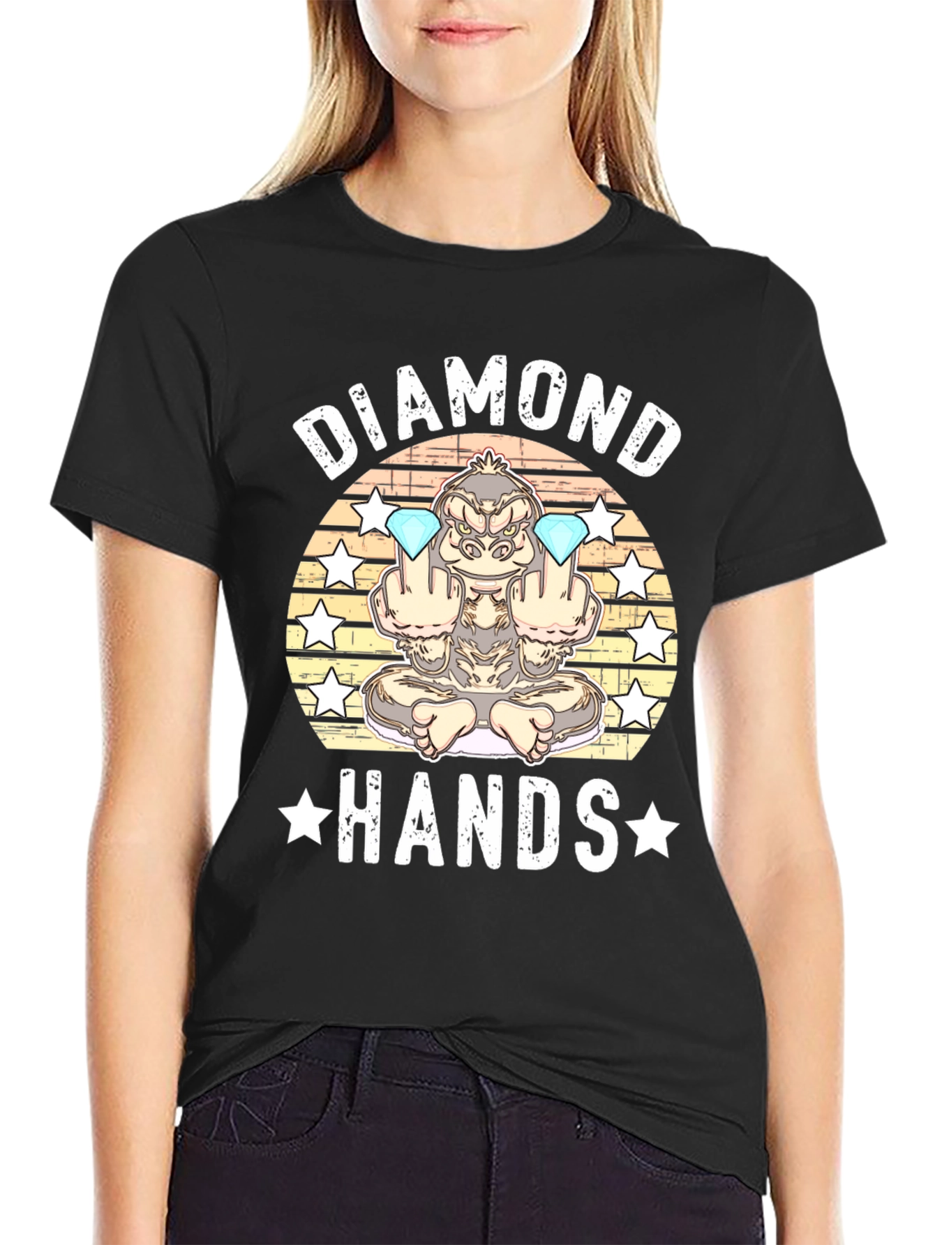 Black Diamond Hands Gorilla T-Shirt view 2