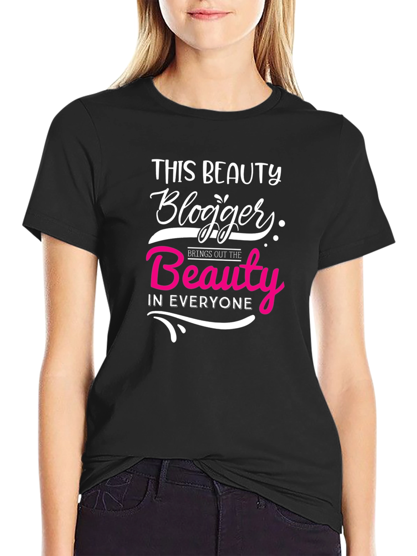 Black Beauty Blogger Graphic T-Shirt view 2