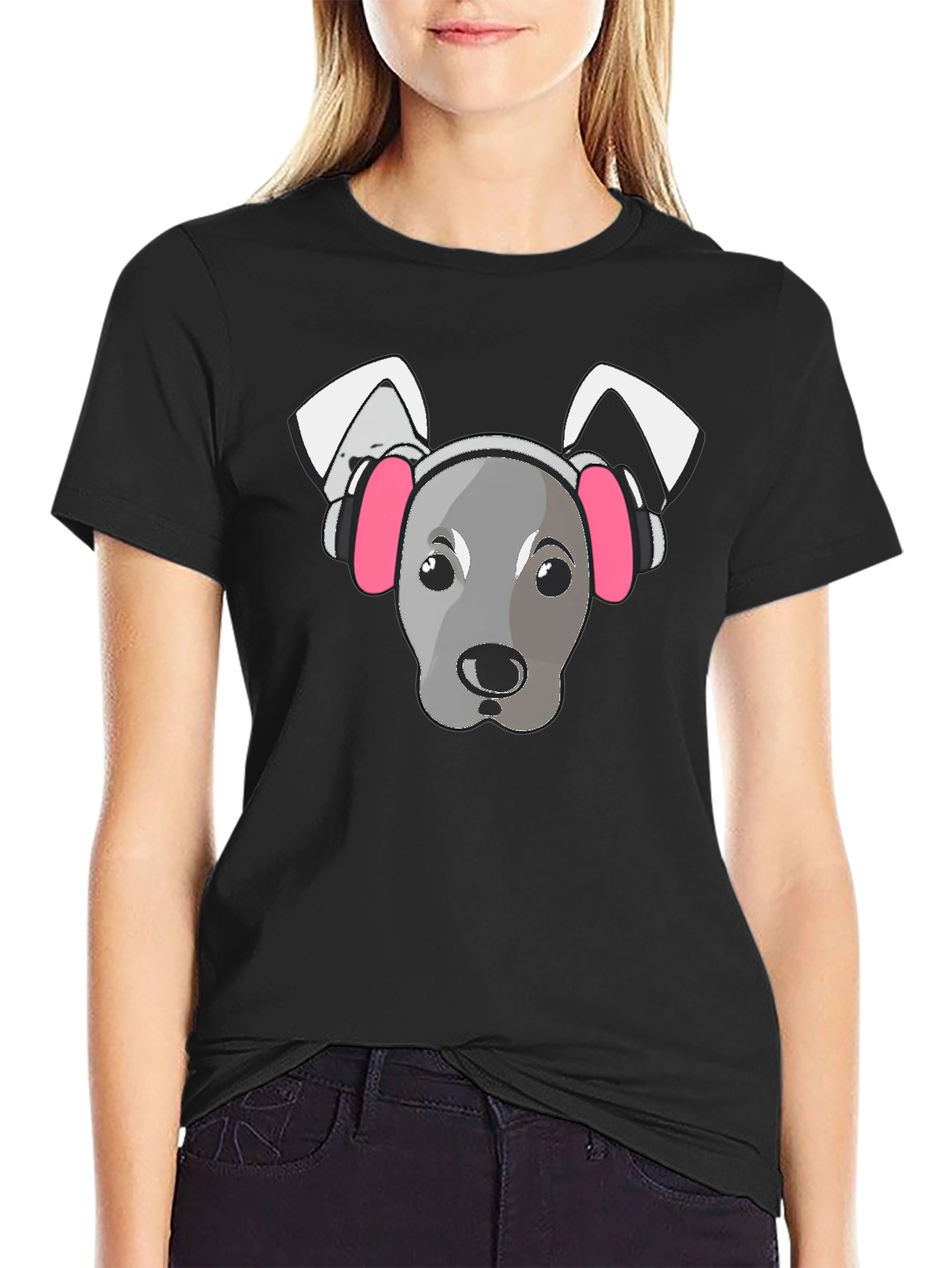 Black Dog DJ Black T-Shirt view 2