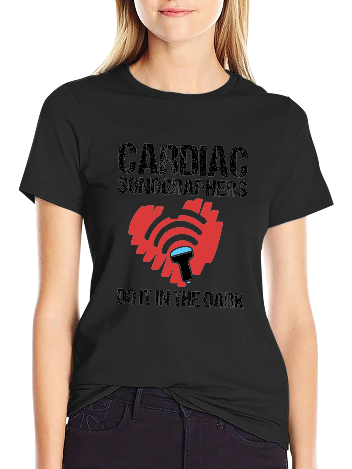 Cardiac Sonographer T-Shirt Heart Ultrasound Tee - 2