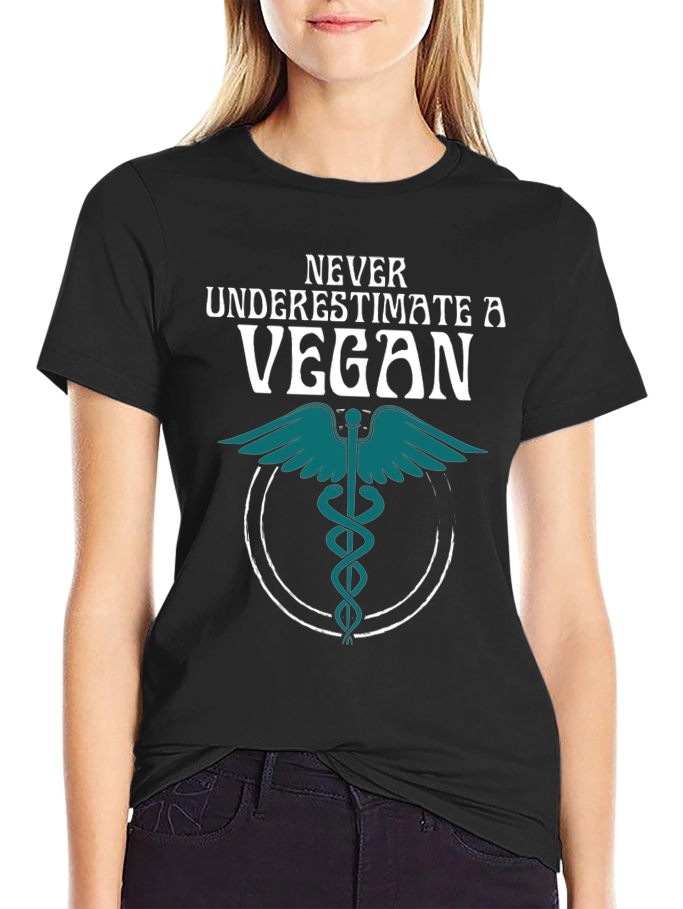Never Underestimate a Vegan T-Shirt - 2