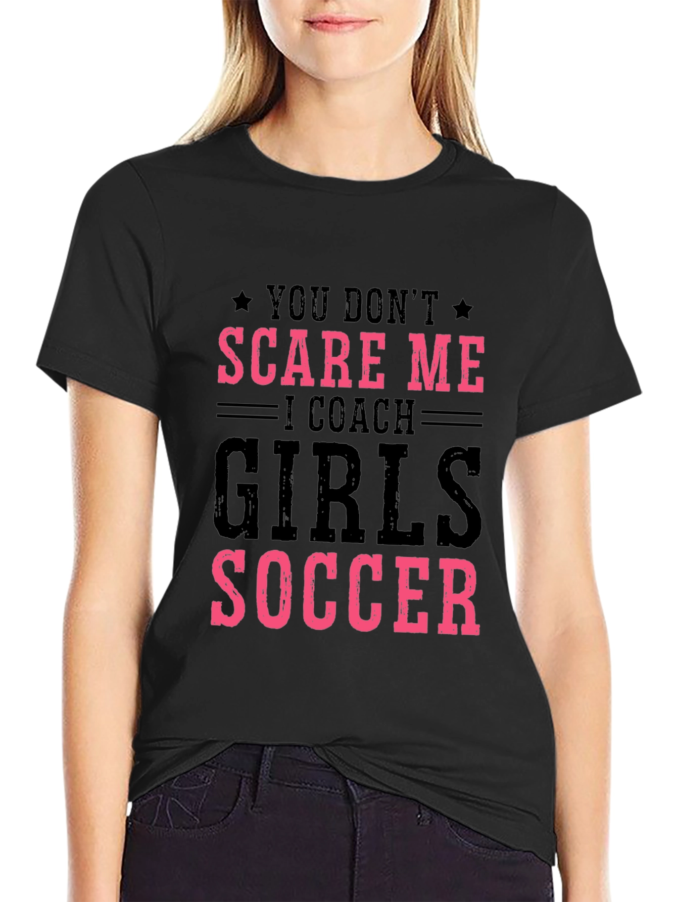 Funny Girls Soccer Coach T-Shirt - 2