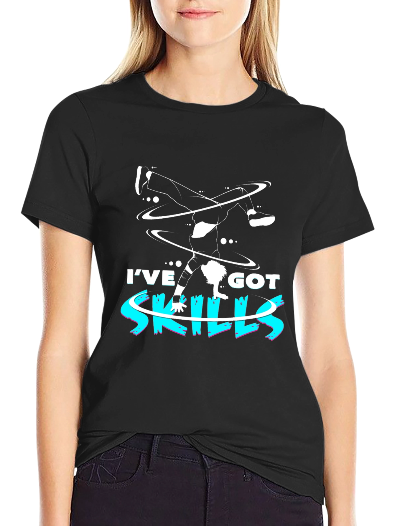 Black I've Got Skills Men's Graphic Tee view 2
