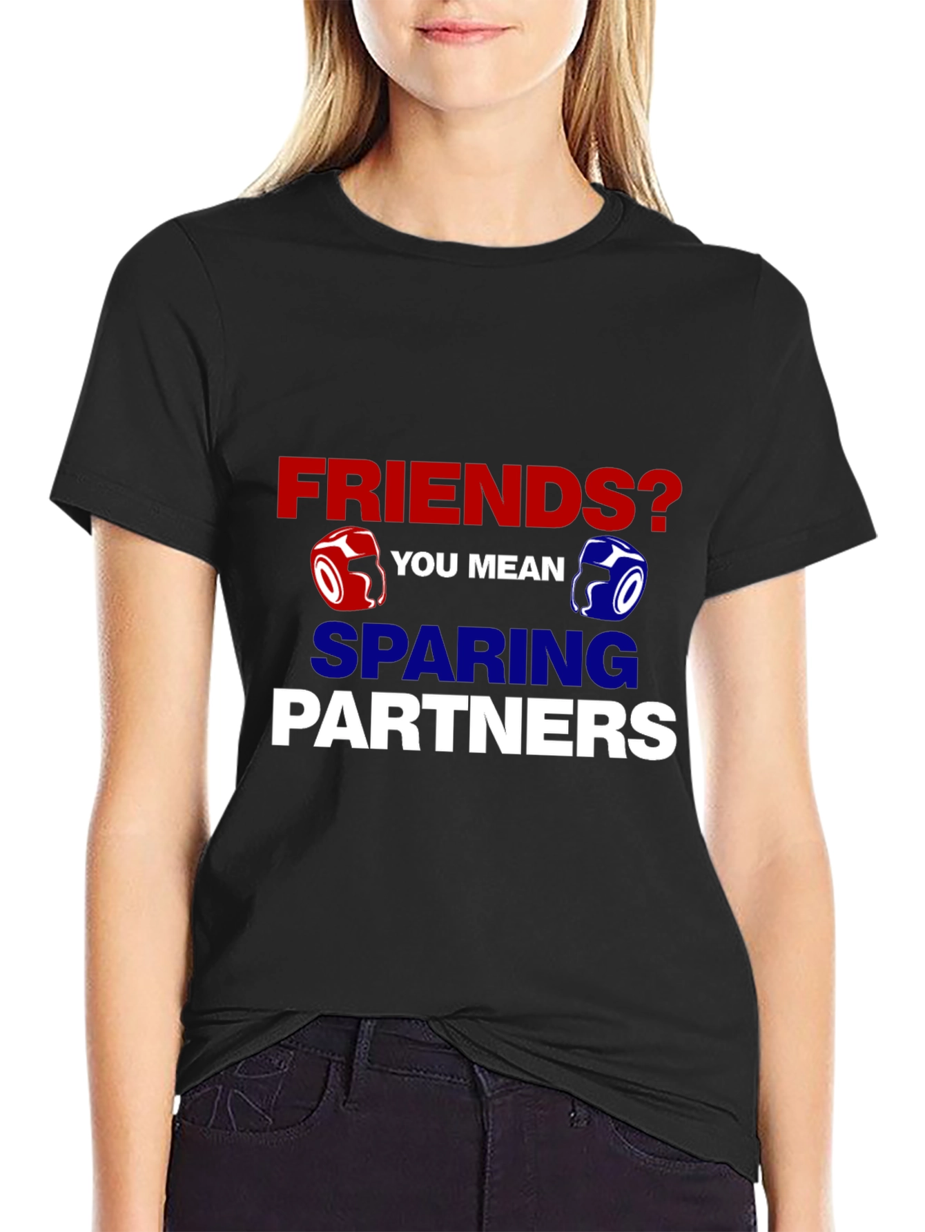 Black Friends? Sparring Partners Graphic Tee view 2