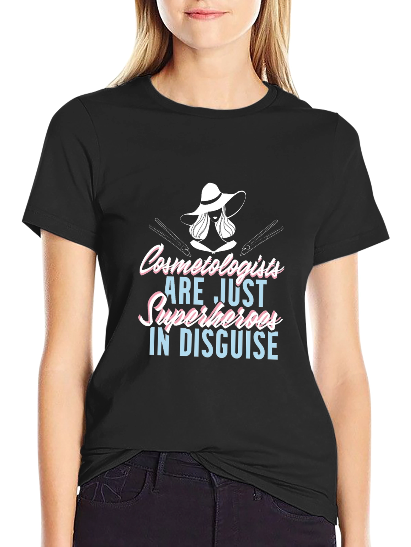 Cosmetologist Superhero Graphic Tee - 2