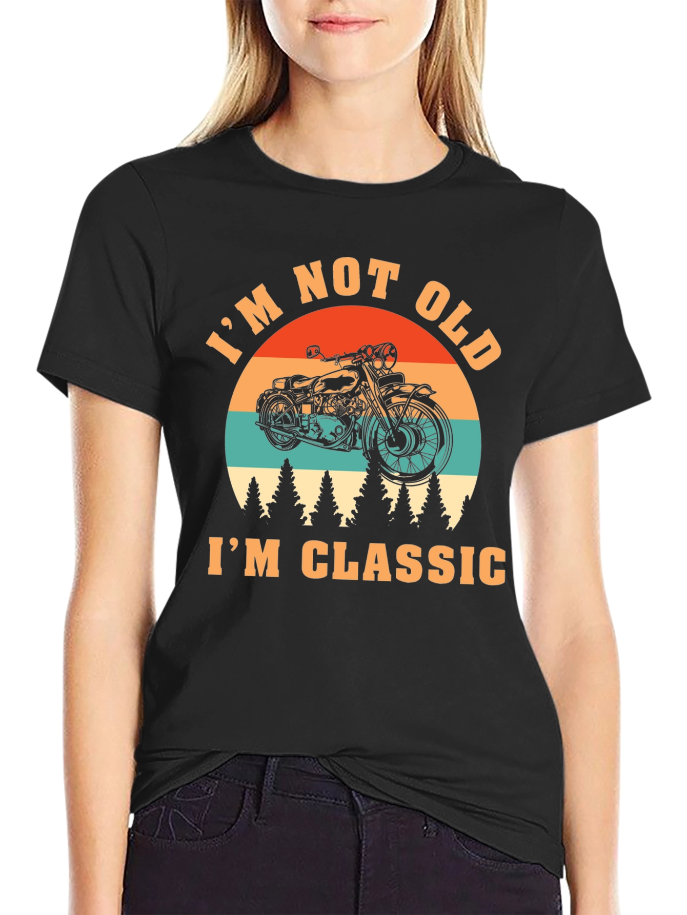 Black I'm Not Old I'm Classic T-Shirt view 2