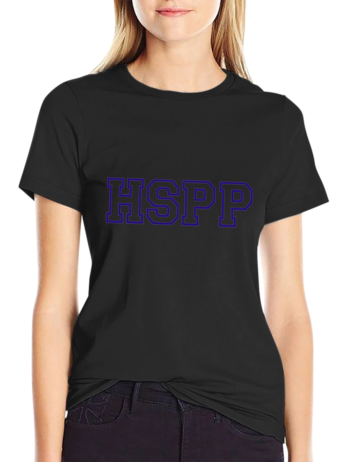 HSPP Bold Lettered Graphic T-Shirt - Black - 2