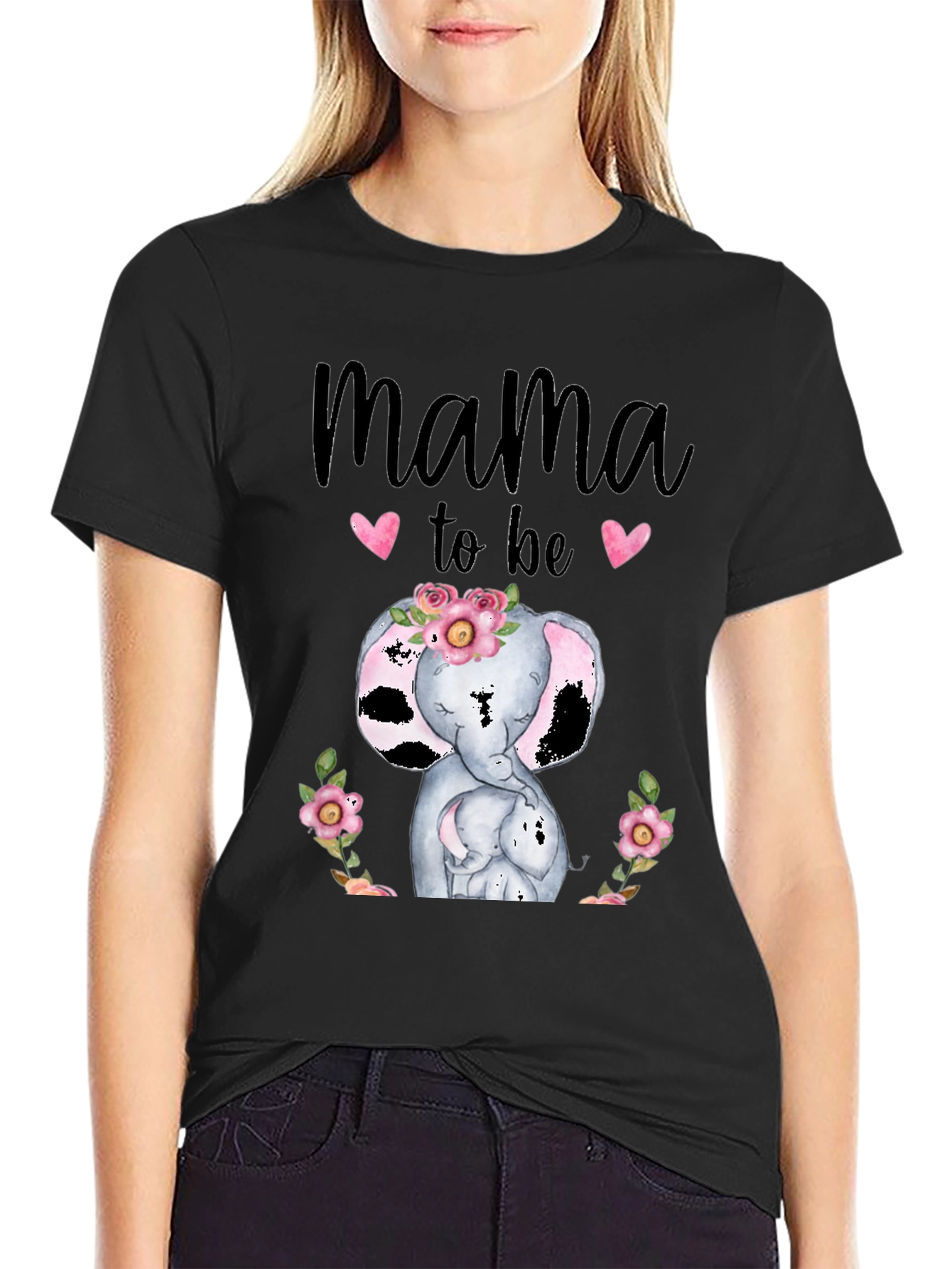 Mama To Be Elephant T-Shirt - 2
