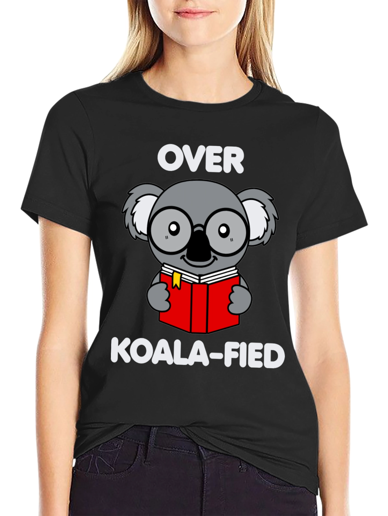 Black Over Koala-fied Graphic T-Shirt view 2