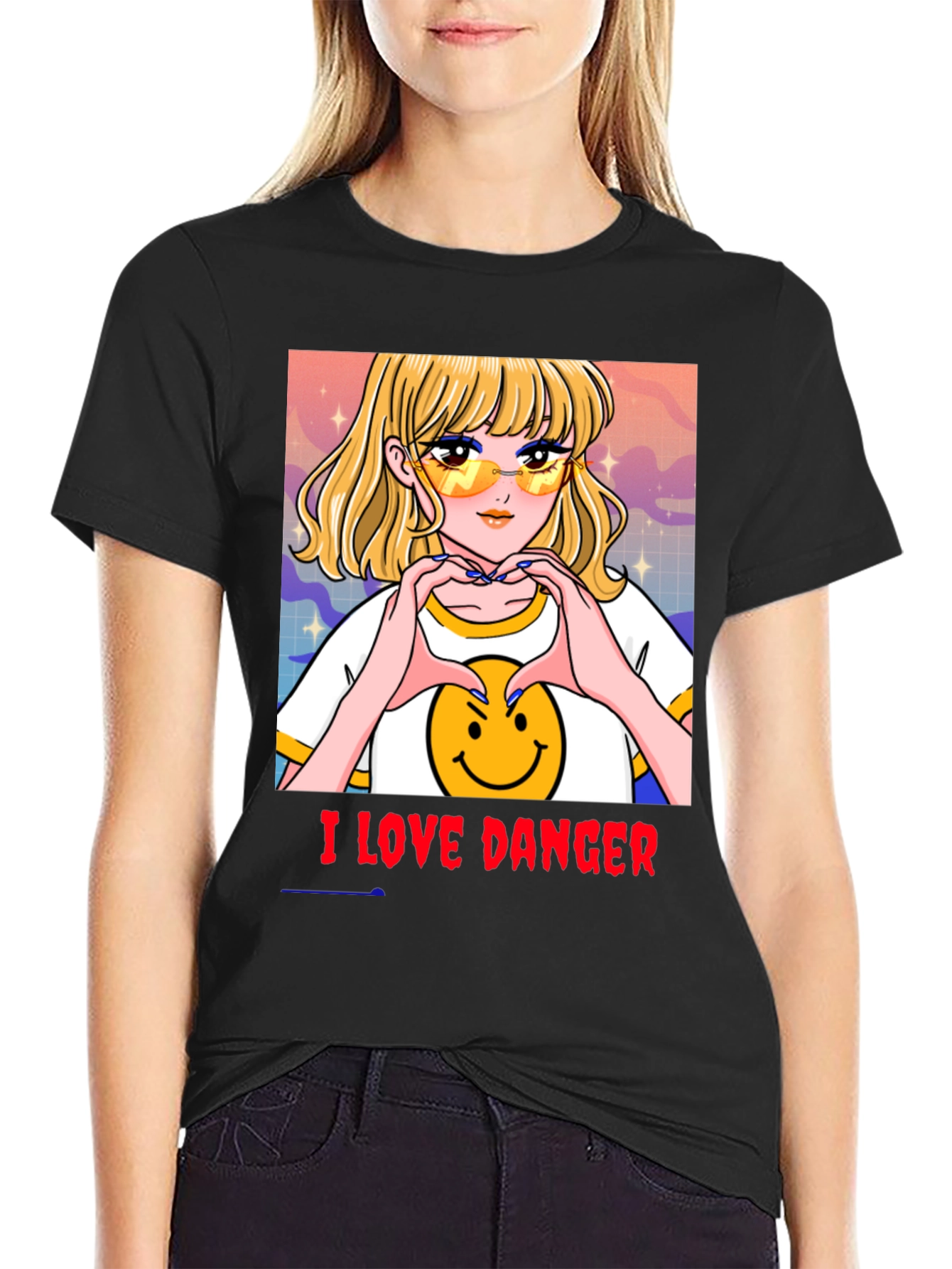 I Love Danger Anime T-Shirt - 2