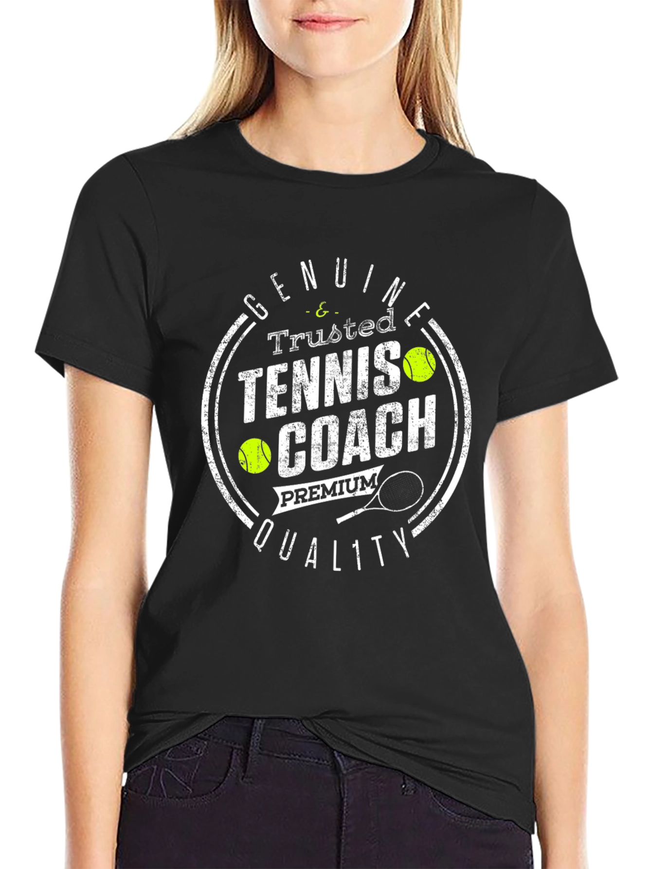 Genuine Trusted Tennis Coach Premium Quality T-Shirt - 2