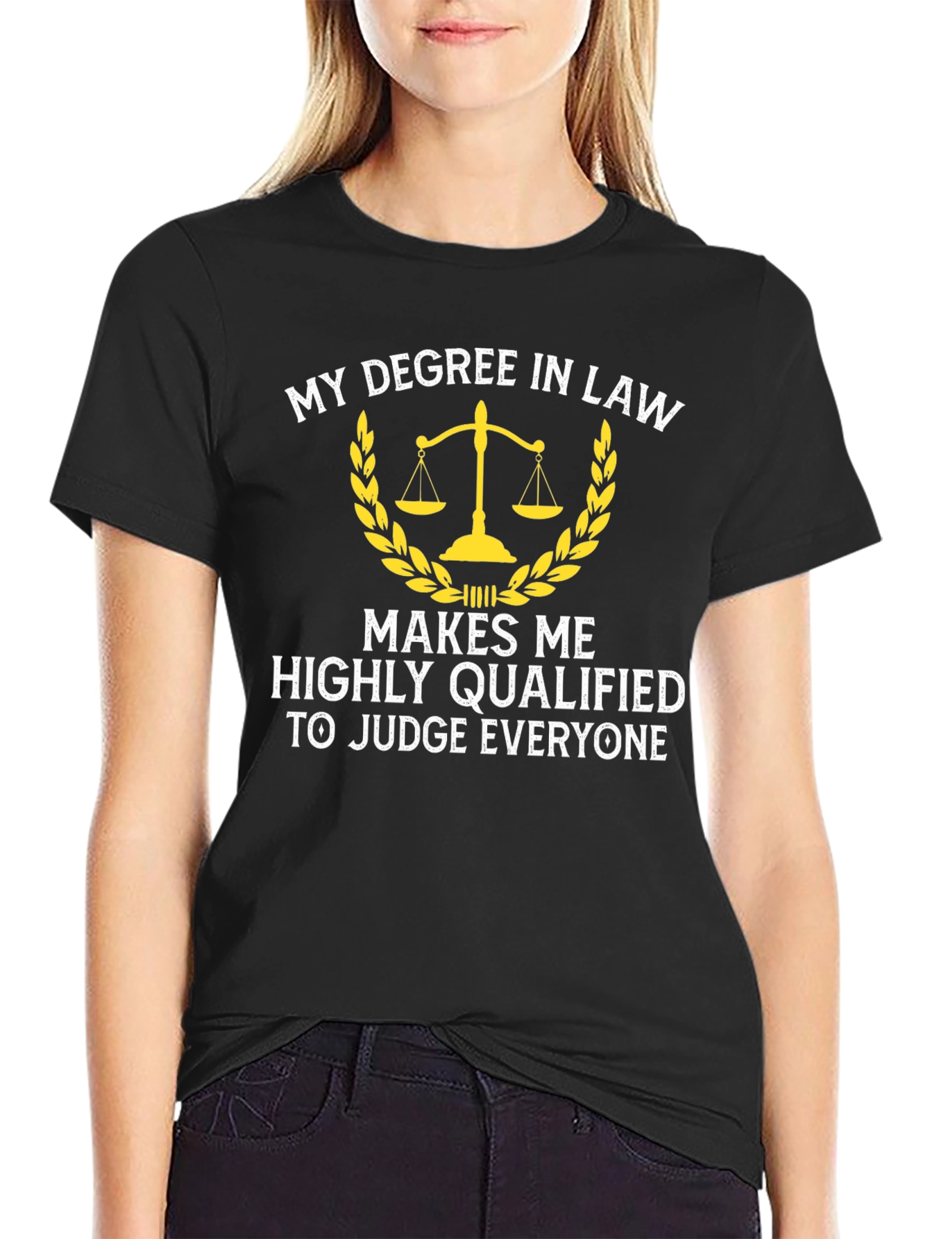 Law Degree Judge T-Shirt - Legal Humor - 2