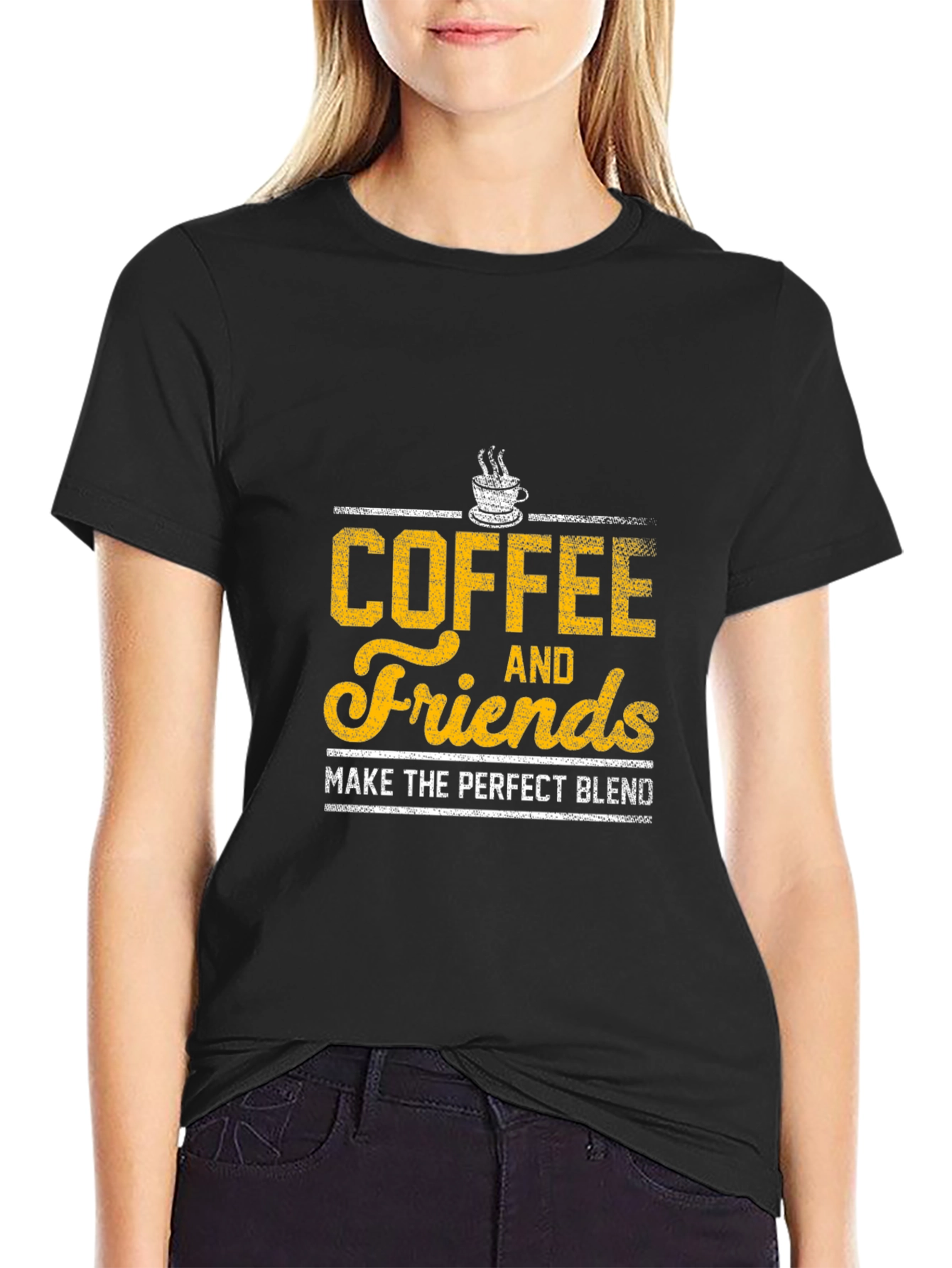 Black Coffee and Friends Graphic T-Shirt view 2