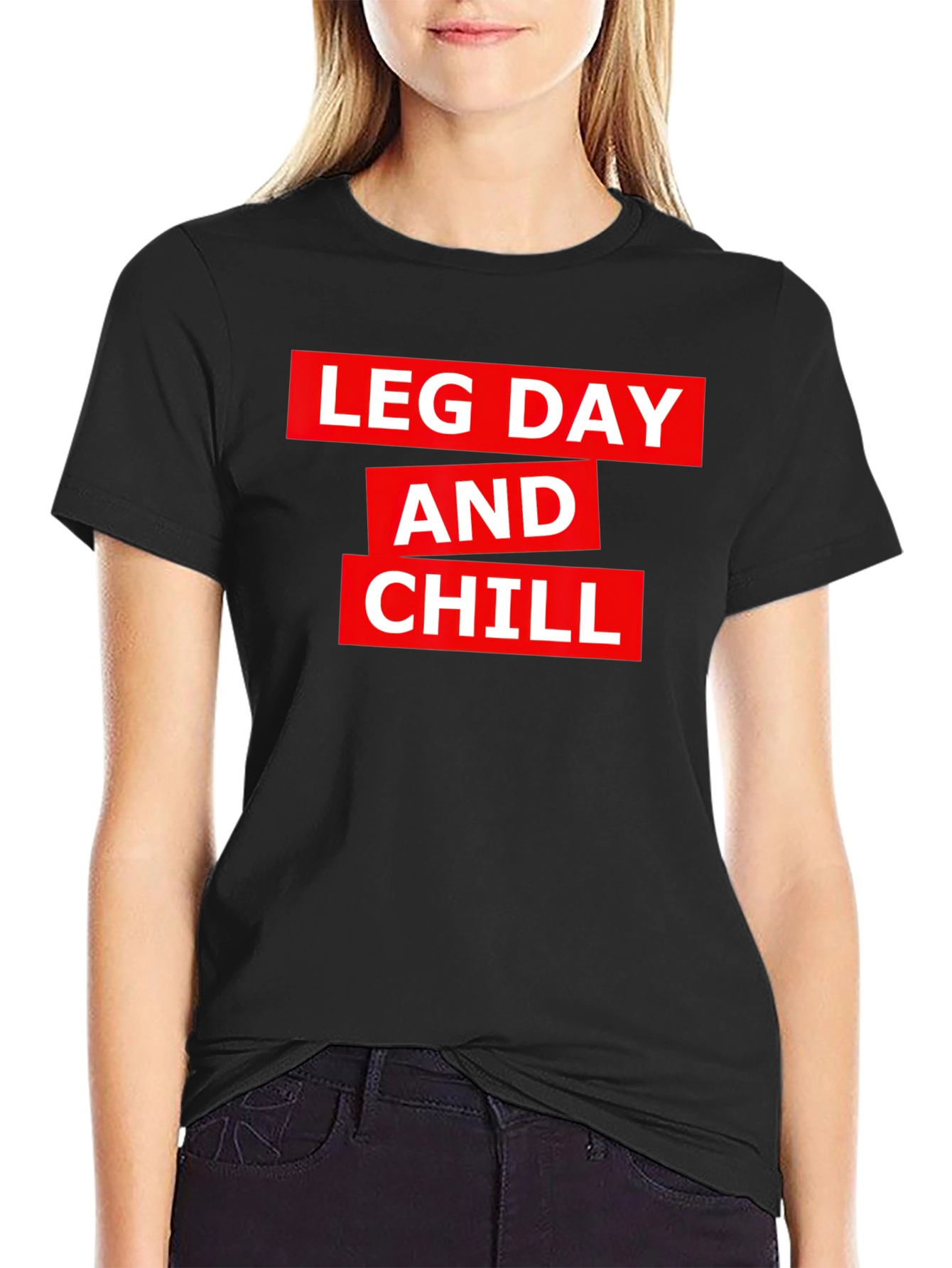 Leg Day and Chill Graphic Tee - Gym Workout Shirt - 2