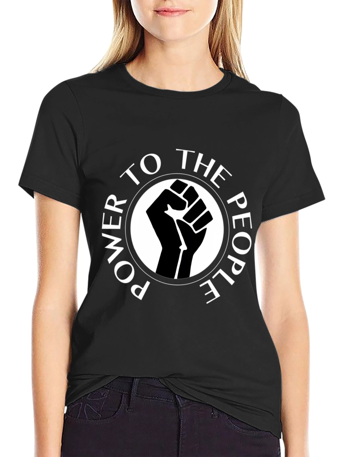 Black Power to the People Graphic T-Shirt view 2