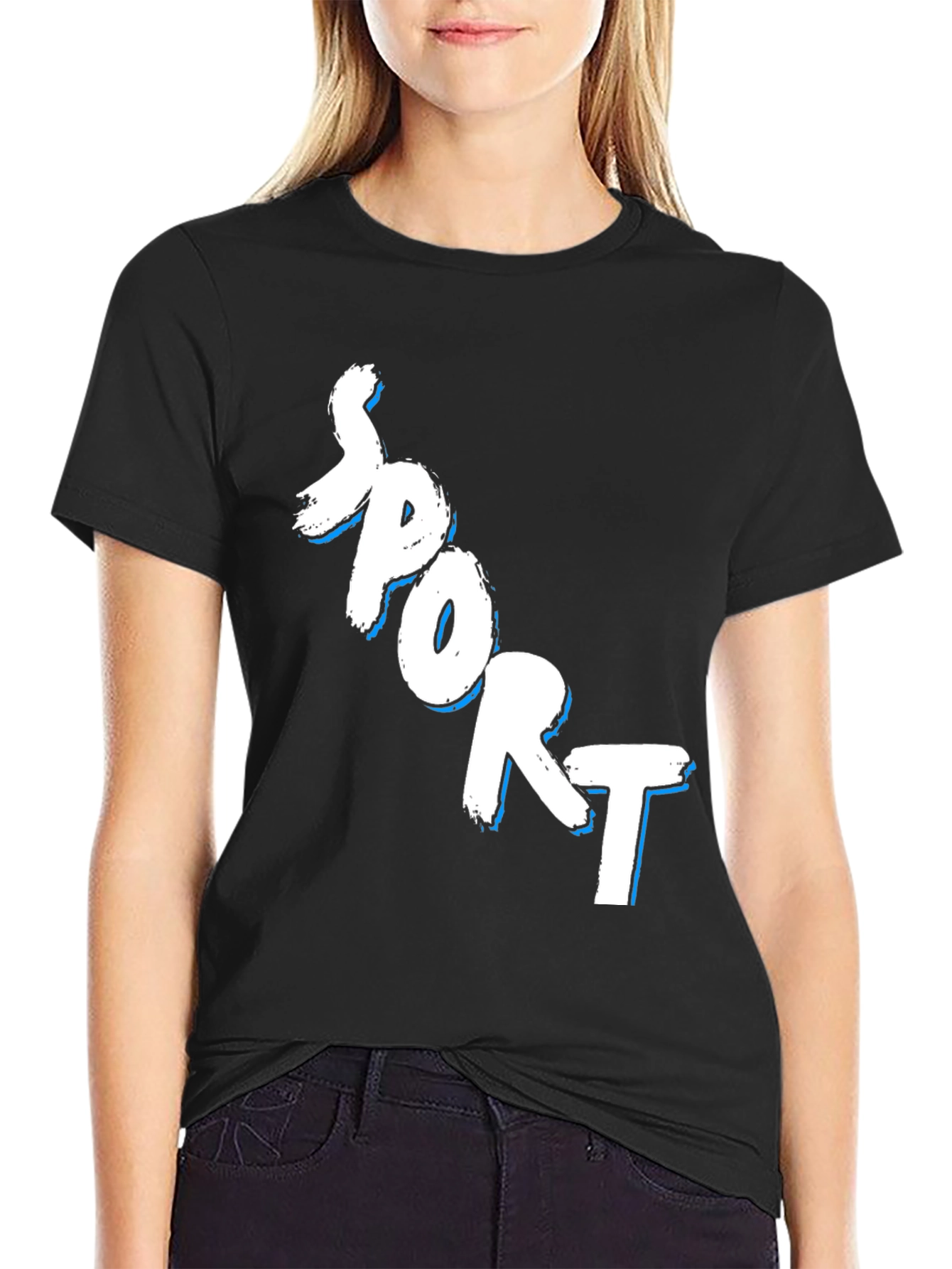 Men's Black SPORT Graphic Tee - 2