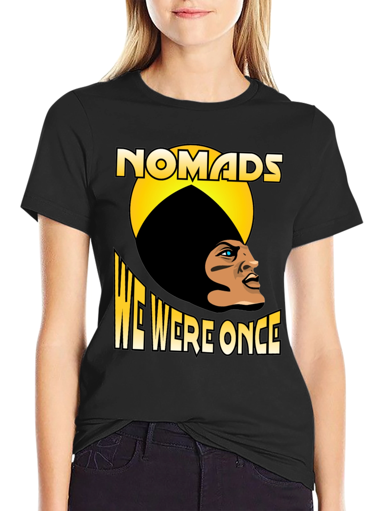 Black Nomads We Were Once Graphic T-Shirt view 2