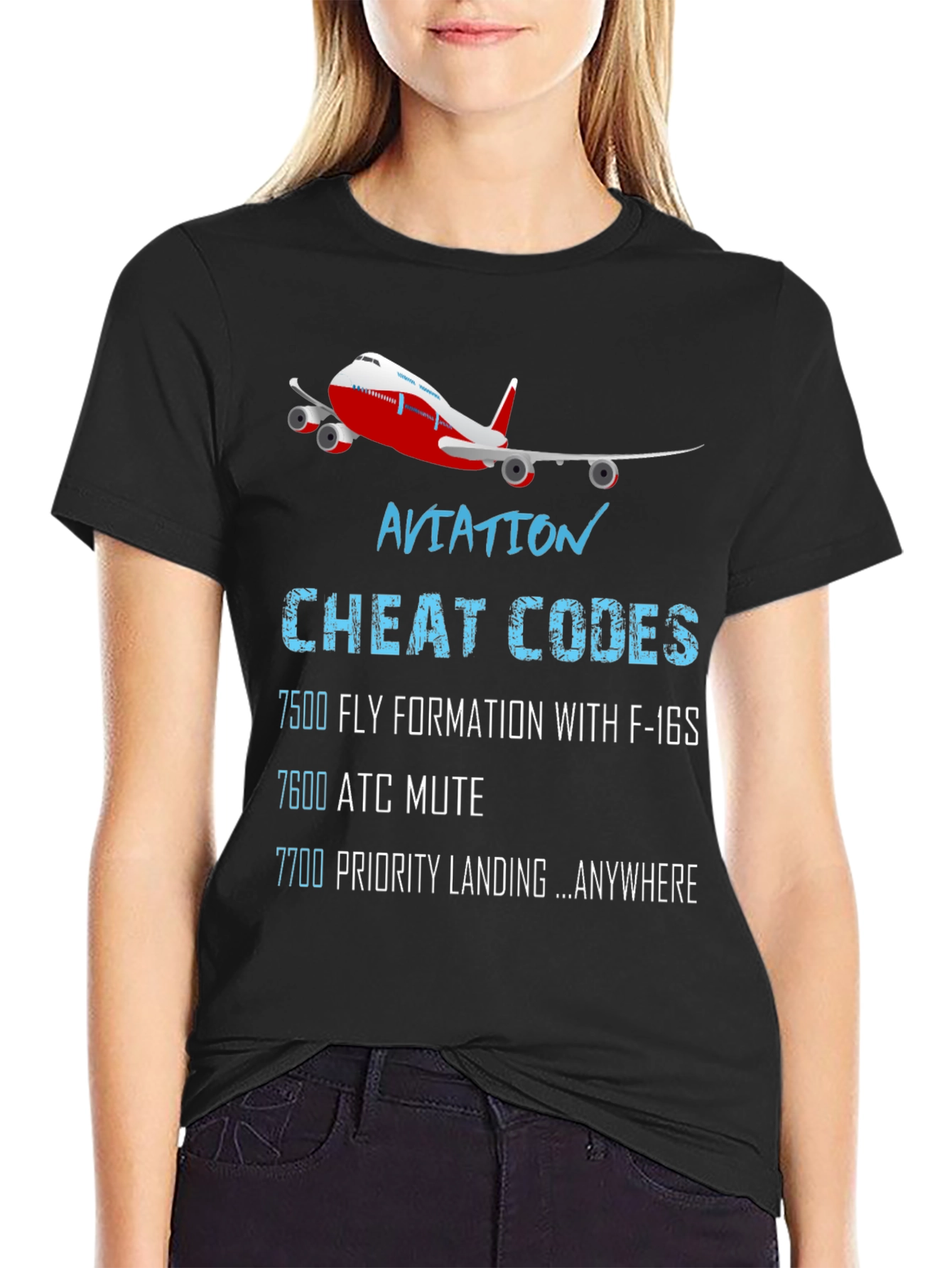 Aviation Cheat Codes T-Shirt - 2