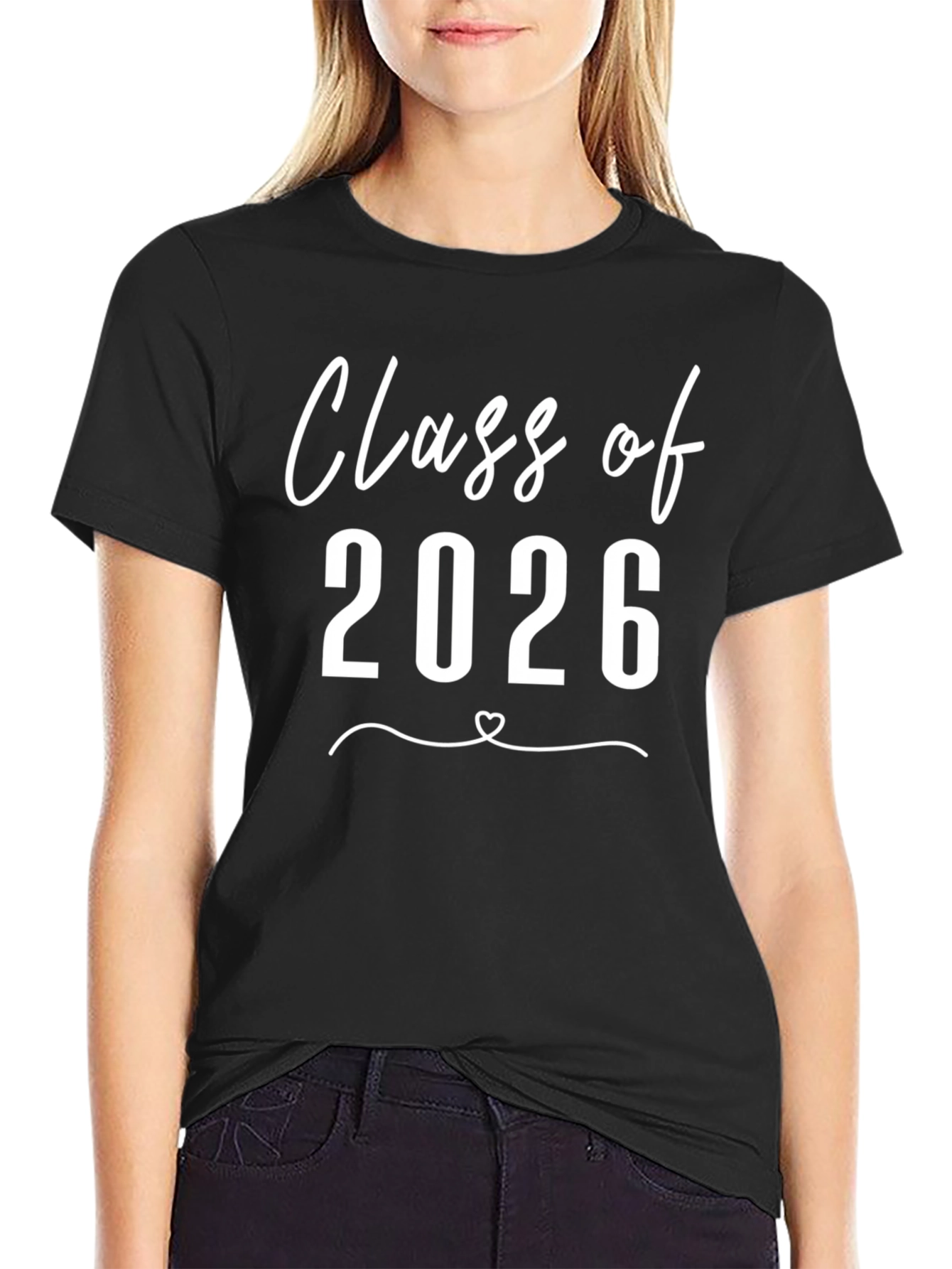 Black Class of 2026 T-Shirt view 2