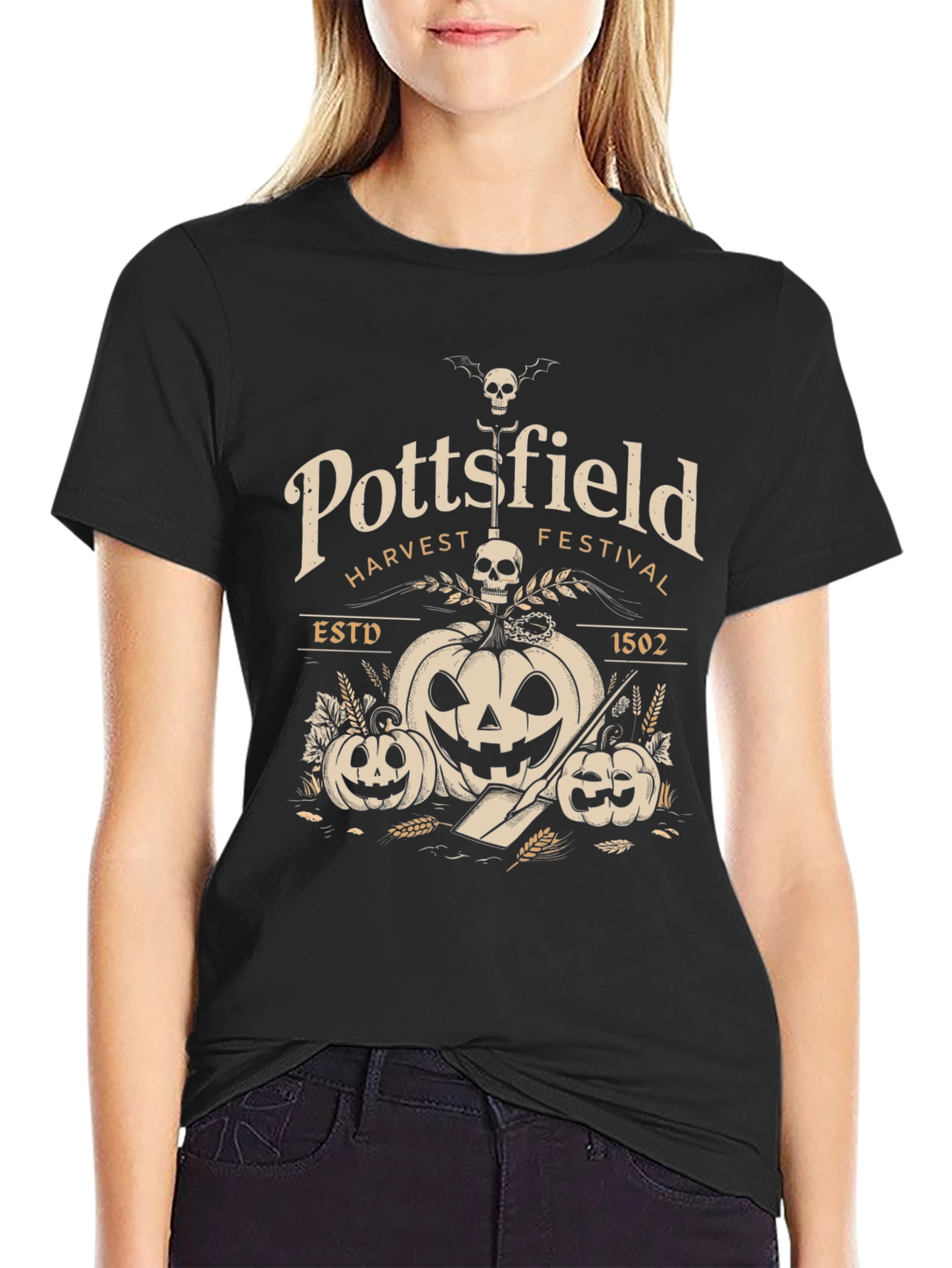 Pottsfield Harvest Festival Graphic Tee - Halloween Shirt - 2