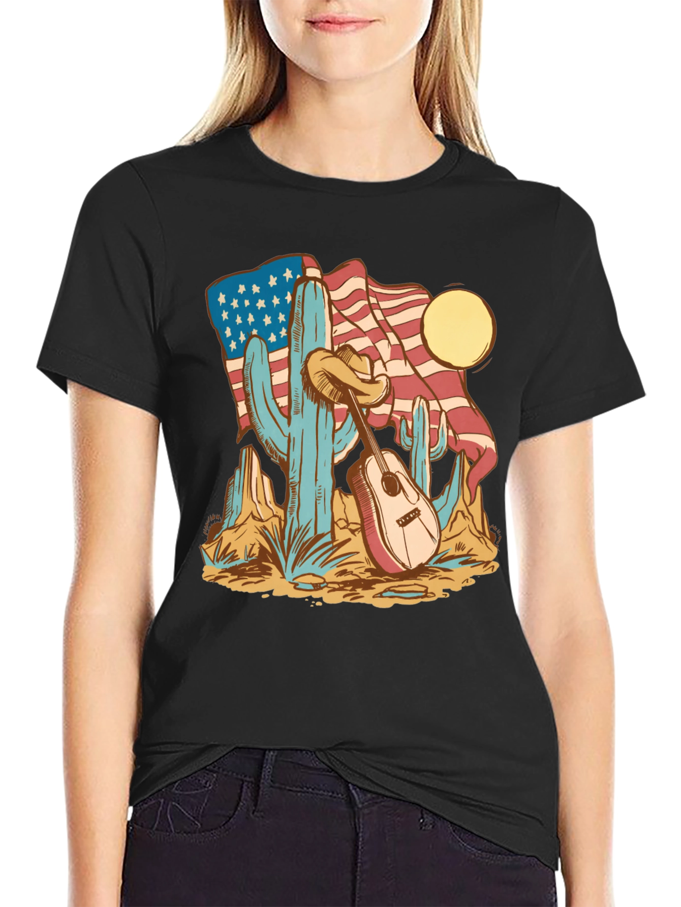 American Desert Guitar T-Shirt - 2