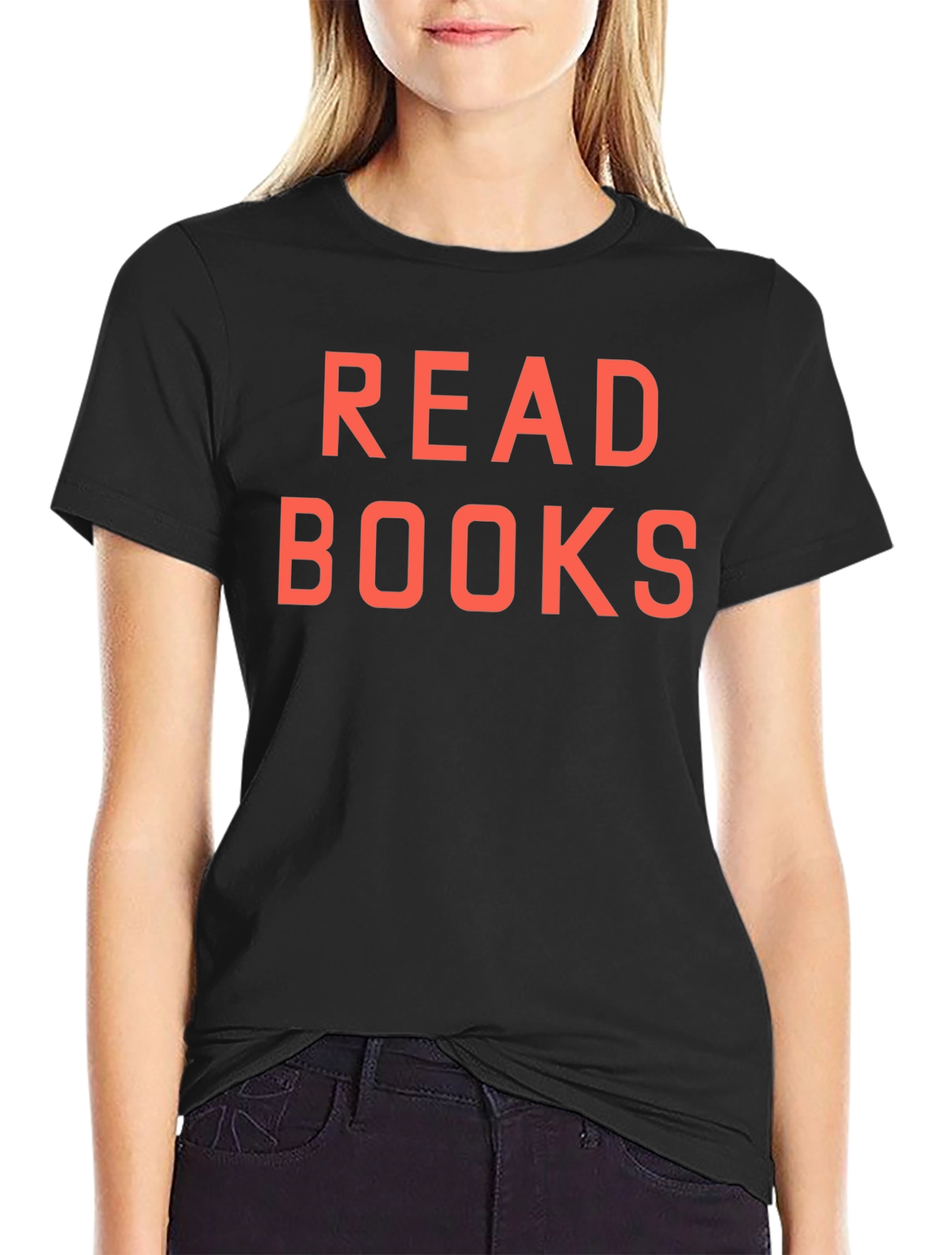 Black Read Books Graphic Tee - Stylish Book Lover T-Shirt view 2