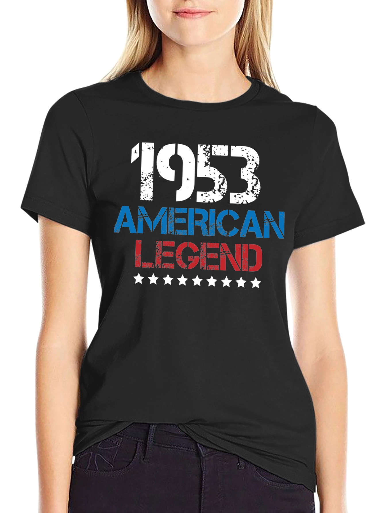 Black American Legend 1953 Graphic T-Shirt view 2