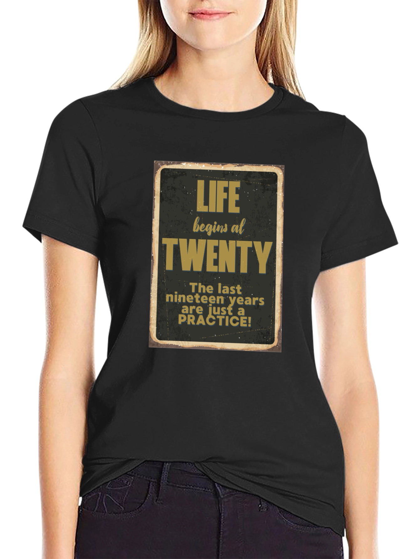 Life Begins At Twenty Graphic T-Shirt - 2