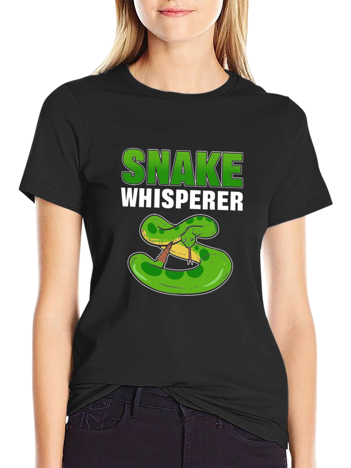 Black Snake Whisperer T-Shirt view 2