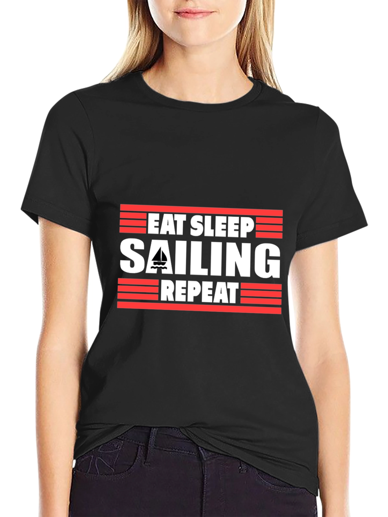 Eat Sleep Sailing Repeat T-Shirt - 2