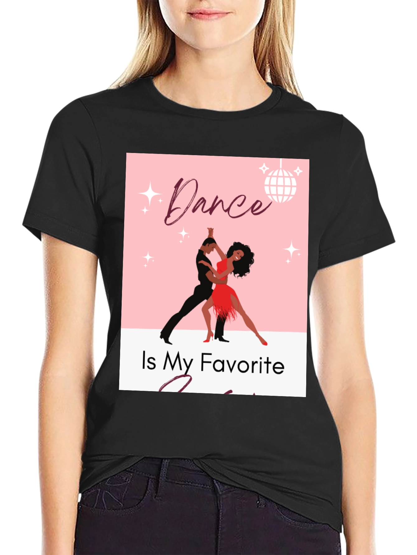 Black Dance Is My Favorite Season T-Shirt view 2