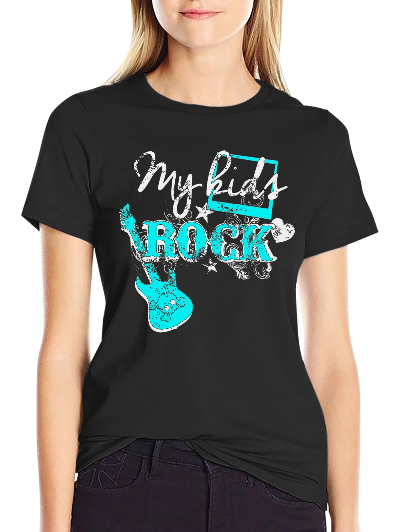 My Kids Rock T-Shirt - Cool Graphic Tee for Parents - 2