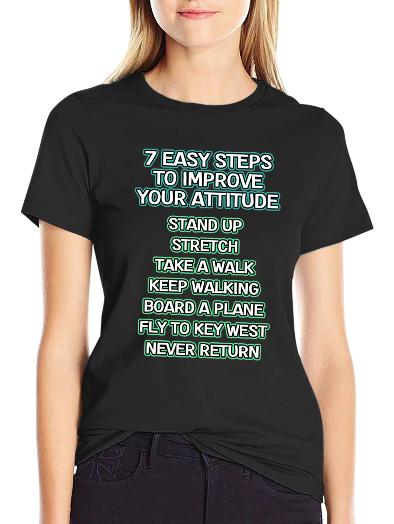Improve Your Attitude T-Shirt - Key West Humor Tee - 2