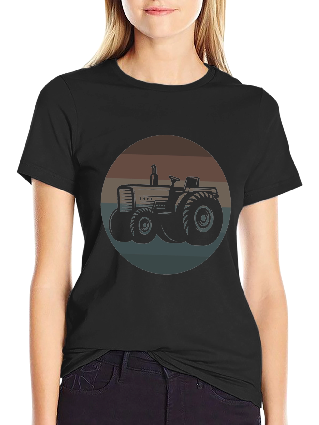 Retro Tractor Graphic Tee - Vintage Farm Style - 2