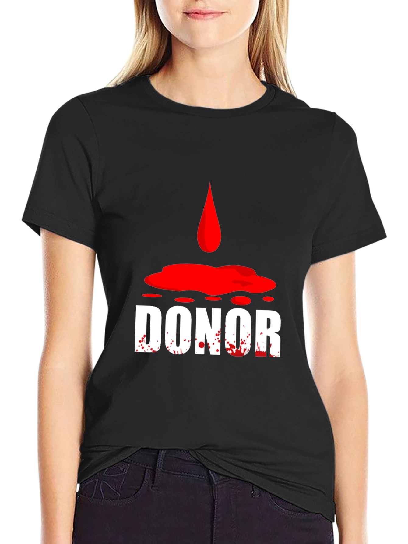 Donor T-Shirt Blood Donation Awareness Tee - 2
