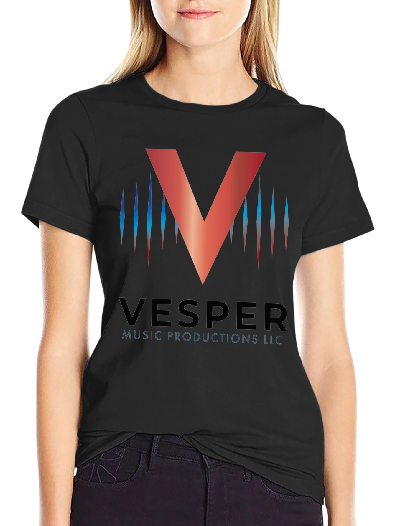 Black Vesper Music Productions LLC T-Shirt view 2
