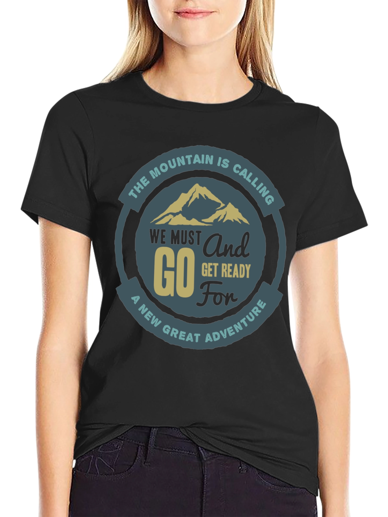Black Mountain Adventure Graphic Tee - Black view 2