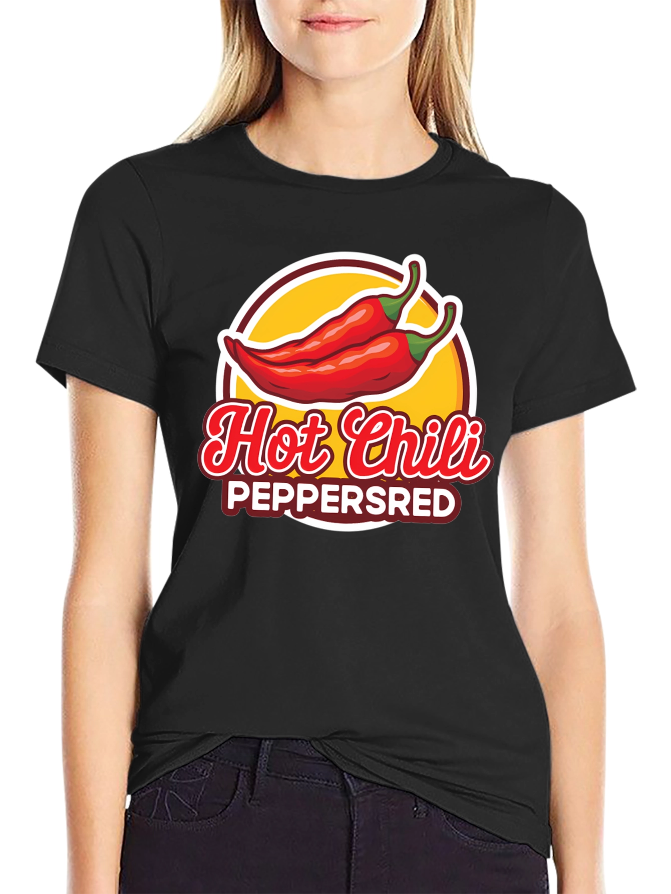 Hot Chili Peppers Graphic T-Shirt - Black - 2