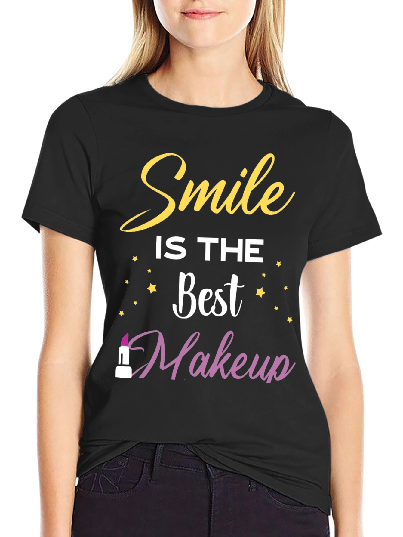Black Smile is the Best Makeup T-Shirt view 2